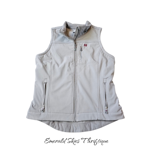 Cinch® Ladies Light Grey Bonded Vest - Picture 1 of 9